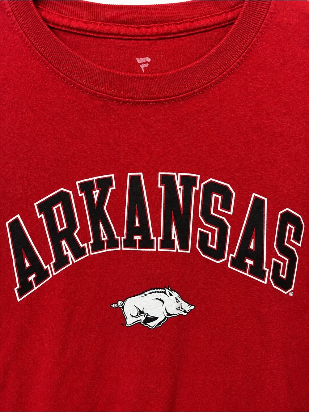 Arkansas Razorbacks Long-Sleeve Red Tee - Picture 3 of 5